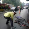 Kondisi Jalan Licin Akibat Hujan di Tangerang, Polisi Imbau Pengendara Konsentrasi dan Waspada Kecelakaan