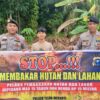 Cegah Karhutla, Polsek Teluk Meranti Sebar Maklumat Kapolda Riau dan Lakukan Penyuluhan ke Perkebunan Warga