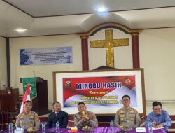 Minggu Kasih di Pelalawan: Polisi dan Warga Berdialog Soal Narkoba hingga Toleransi Ibadah