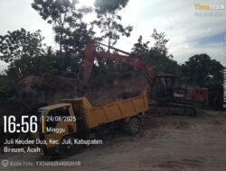 Diduga Galian C Ilegal di Bireuen Terus Beroperasi, Warga Resah