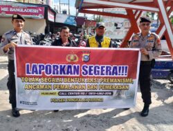 Tingkatkan Partisipasi Masyarakat, Polsek Pangkalan Kerinci Sosialisasi
