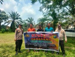 Kapolsek Ukui Tegaskan Pentingnya Sinergi Masyarakat dan Polri dalam Cegah Karhutla