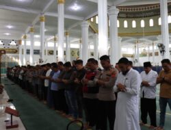Polres Aceh Tengah Gelar Shalat Gaib dan Doa Bersama untuk Almarhum Affan Kurniawan