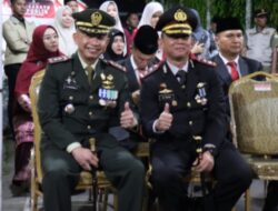 Kapolres Aceh Tengah Hadiri Upacara Taptu dan Pawai Obor HUT ke-80 RI