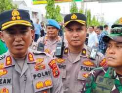 Kapolres Lhokseumawe Pimpin Langsung Pengamanan Aksi Unjuk Rasa, Situasi Berjalan Aman dan Kondusif