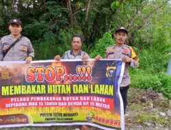 Polsek Teluk Meranti Sosialisasikan Maklumat Kapolda Riau untuk Cegah Karhutla