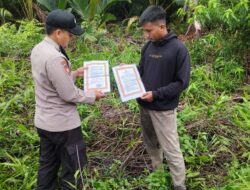 Sosialisasi Antisipasi Karhutla, Polsek Kuala Kampar Perkuat Kesadaran Masyarakat