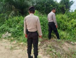 Giat Patroli dan Sosialisasi Kapolda Riau, Polsek Pangkalan Kerinci Cegah Kebakaran Lahan