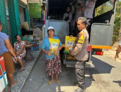 Polsek Nusa Penida Gelar Gerakan Pangan Murah, Ringankan Beban Warga