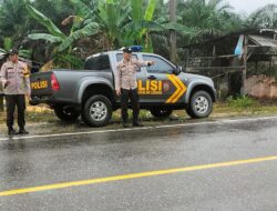 Jaga Keselamatan di Jalan Lintas Timur Pangkalan Lesung, Polisi Lakukan Patroli Rutin