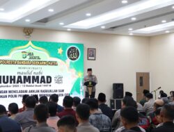 Polresta Bandara Soekarno-Hatta (Soetta), Tangerang menggelar Maulid Nabi Muhammad SAW 1447 Hijriah/2025 Masehi