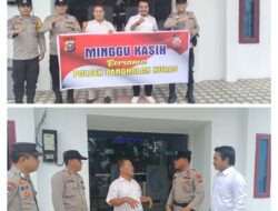 Minggu Kasih, Polsek Pangkalan Kuras Ajak Warga Waspadai Karhutla dan Narkoba