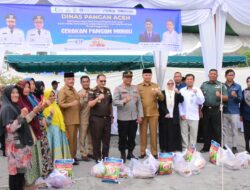 Kasdim 0106/Aceh Tengah Hadiri Gerakan Pangan Murah