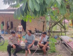 Door to Door System Polsek Ukui, Jaga Keamanan dan Harmoni di Desa Kampung Baru