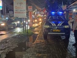 Polsek Kuta Utara Tingkatkan Patroli Di Wilayah Rawan Bencana