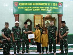 Korem 044/Gapo Menggelar Peringatan Maulid Nabi Muhammad SAW 1447 H