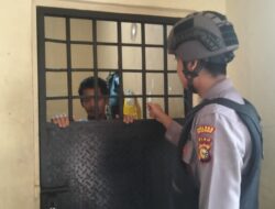 Polsek Kerumutan Laksanakan Pengecekan Rutin Tahanan dan Rutan, Semua Dalam Kondisi Baik