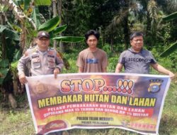 Polsek Teluk Meranti Sosialisasikan Maklumat Kapolda Riau untuk Cegah Karhutla