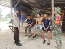 Tingkatkan Soliditas, Polsek Langgam dan Koramil 09 Gelar Silaturahmi Sinergitas TNI-Polri