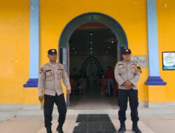 Polsek Ukui Intensifkan Patroli Rumah Ibadah untuk Jamin Keamanan Ibadah Minggu