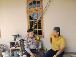 Polsek Bunut Bagikan Maklumat Kapolda Riau dan Sosialisasi Cooling System ke Warga