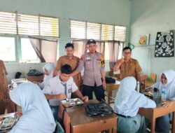 Polsek Ukui Dampingi Program Makan Bergizi Gratis di SMA Negeri 1 Ukui