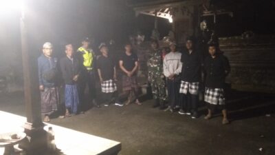 Wujud Kepedulian pada Keamanan, Babinsa Desa Timpag Hadir dalam Patroli Bersama