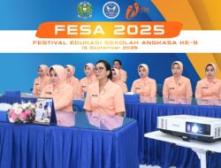 Ketua Yasarini PC Lanud Sultan Hasanuddin Mengikuti Pembukaan Festival Edukasi Sekolah Angkasa Ke-9 Tahun 2025.