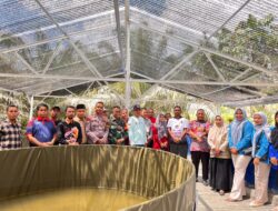 Sinergi Warga dan Bhabinkamtibmas, Ukui Dua Luncurkan Budidaya Lele Bioflog