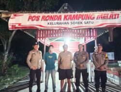 Polisi dan Warga Bersinergi, Pos Siskamling Jadi Fokus Patroli Polsek Pangkalan Kuras