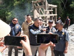 Tinjut Informasi Tambang Ilegal, Polres Aceh Tengah Kembali Gelar Razia Gabungan