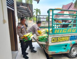 Operasi Pasar Murah Polsek Pangkalan Kuras, 1.251 Karung Beras Terjual