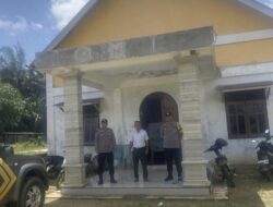 Cegah Gangguan Kamtibmas, Polisi Amankan Kebaktian Minggu di Pangkalan Lesung