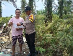 Sinergi TNI–Polri, Polsek Bunut Gelar Patroli Karhutla dan Sosialisasi Maklumat Kapolda Riau