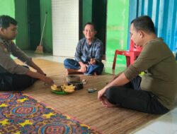 Giat Sambang Warga, Bhabinkamtibmas Bunut Sampaikan Ini