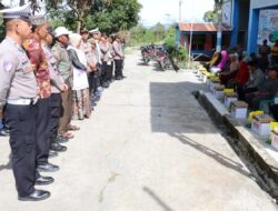 Polres Aceh Tengah Tebar Senyum Kebahagiaan, Warga Paya Dedep Terima Sembako dan Tali Asih