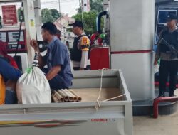 Patroli Rutin Polsek Ukui Jaga Keamanan Pusat Perbelanjaan dan Perbankan