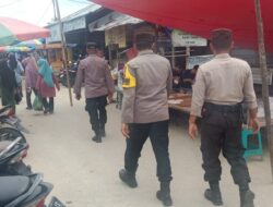 Jaga Keamanan, Polisi Sisir Titik Rawan C3 di Sorek Satu Pelalawan