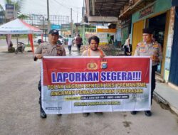 Cegah Premanisme, Polisi Sambangi Toko-Toko di Pangkalan Kerinci