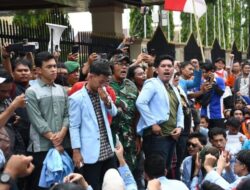 Danrem 044/Gapo Pantau Langsung Unjuk Rasa Damai