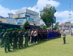 Polda Sumsel dan TNI Gelar Patroli Skala Besar, Kota Palembang Kembali Kondusif