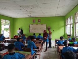 Polsek Pangkalan Kuras Kawal Program Makan Bergizi Gratis di Dua Sekolah