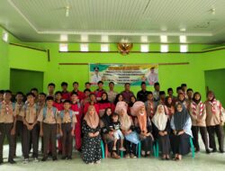 Cegah Narkoba Sejak Dini, Polsek Teluk Meranti Gelar Sosialisasi di Aula Kantor Camat