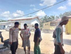 Pererat Silaturahmi, Bhabinkamtibmas Polsek Bunut Lakukan Sambang dan Himbauan Kamtibmas