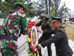 Kodim 0106/ Ateng Gelar Ziarah Dan Tabur Bunga, Menjelang HUT Ke- 80 TNI