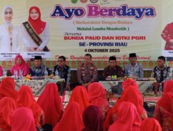 Giat Budaya dan Edukasi Lingkungan, Kapolsek Pangkalan Lesung Sampaikan Pesan Green Policing