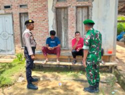 Polsek Langgam dan Koramil 09 Gelar Silaturahmi Tingkatkan Sinergitas Jaga Kamtibmas