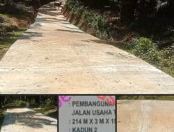 Proyek Pembangunan Jalan Rabat di Desa Selubuk Diduga Tidak Sesuai Spesifikasi Kualitas Pengawasan dan Azas Manfaat Dipertanyakan