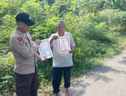 Cegah Karhutla, Polsek Kuala Kampar Sosialisasi Maklumat Kapolda