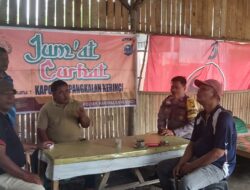 Jumat Curhat di Pangkalan Kerinci, Warga Dukung Jaga Kamtibmas